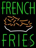 Vertical French Fries Logo LED Neon Sign