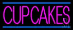Pink Cupcakes LED Neon Sign