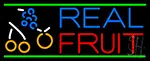 Real Fruit Smoothies LED Neon Sign
