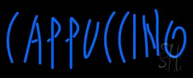 Blue Cappuccino LED Neon Sign