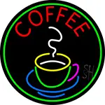 Red Coffee Logo LED Neon Sign