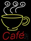 Cafe With Coffee Mug LED Neon Sign