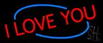 Red I Love You LED Neon Sign