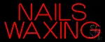 Red Nails Waxing LED Neon Sign