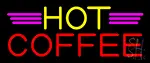 Yellow Hot Red Coffee LED Neon Sign