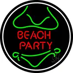 Beach Party 3 LED Neon Sign