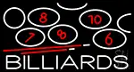 Billiards With Logo 1 LED Neon Sign