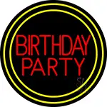 Birthday Party 1 LED Neon Sign
