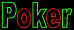 Block Poker 2 LED Neon Sign