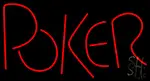 Block Poker LED Neon Sign