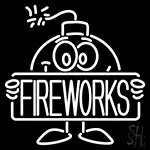 Bomb Fire Work LED Neon Sign