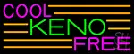 Cool Keno Free 4 LED Neon Sign