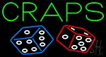 Craps With Dies 2 LED Neon Sign