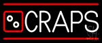 Craps With Hand Logo 2 LED Neon Sign