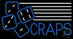 Craps With Hand Logo LED Neon Sign