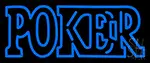 Double Storke Poker LED Neon Sign