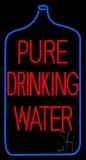 Pure Drinking Water LED Neon Sign