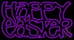 Happy Easter 2 LED Neon Sign