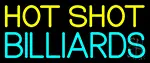 Hot Shot Billiards 3 LED Neon Sign