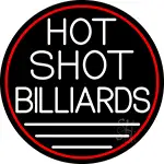 Hot Shot Billiards 5 LED Neon Sign
