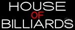 House Of Billiards 2 LED Neon Sign