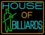 House Of Billiards 3 LED Neon Sign