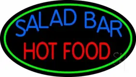 Salad Bar Hot Food LED Neon Sign