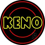 Keno With Ball 2 LED Neon Sign