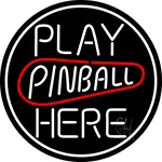 Play Pinball Herw 2 LED Neon Sign