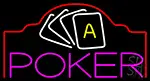 Poker King 5 LED Neon Sign