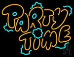 And Party Time 1 LED Neon Sign