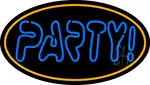 Double Stroke Party 2 LED Neon Sign
