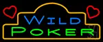 Wild Poker 1 LED Neon Sign