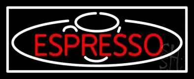 Double Stroke Espresso LED Neon Sign