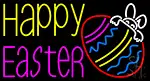Happy Easter 4 LED Neon Sign