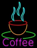 Pink Coffee Cup LED Neon Sign