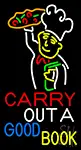 Carry Out A Good Book LED Neon Sign