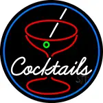 Cocktail Glass LED Neon Sign