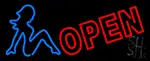 Girls Strip Club Open LED Neon Sign