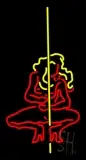 Pole Dance Girl LED Neon Sign
