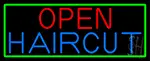 Open Haircut LED Neon Sign