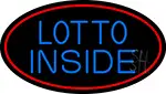 Red Lotto Inside LED Neon Sign
