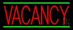 Red Vacancy LED Neon Sign