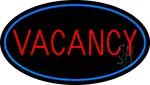 Red Vacancy With Blue Border LED Neon Sign