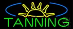 Tanning With Sun Rays LED Neon Sign