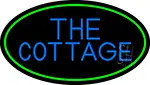 The Cottage With Green Border LED Neon Sign