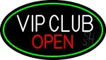 Vip Club Open LED Neon Sign