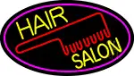 Yellow Hair Salon Red LED Neon Sign