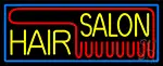 Yellow Hair Salon Red LED Neon Sign