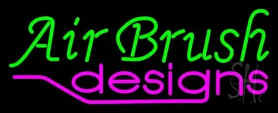 Green Air Brush Design LED Neon Sign
